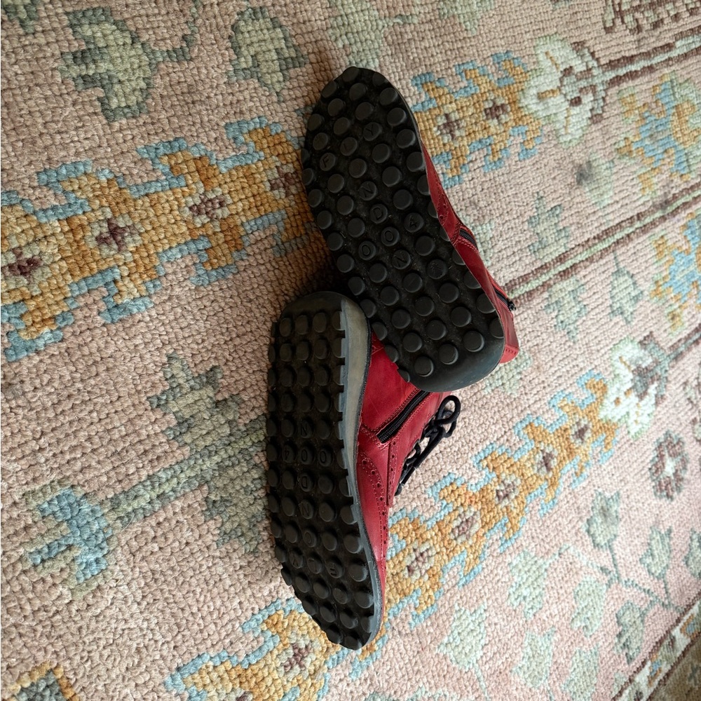 Fly London Red Ankle Boots - Picture 3 of 7